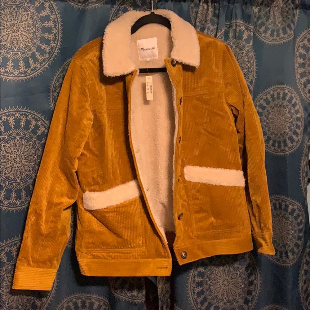 Madewell Sherpa and Corduroy Jacket
